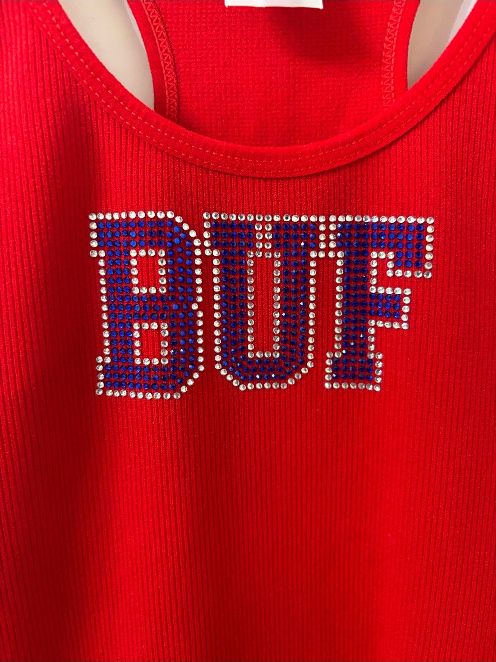 Buffalo Rhinestone Racerback Tank Top - Picture 3 of 5